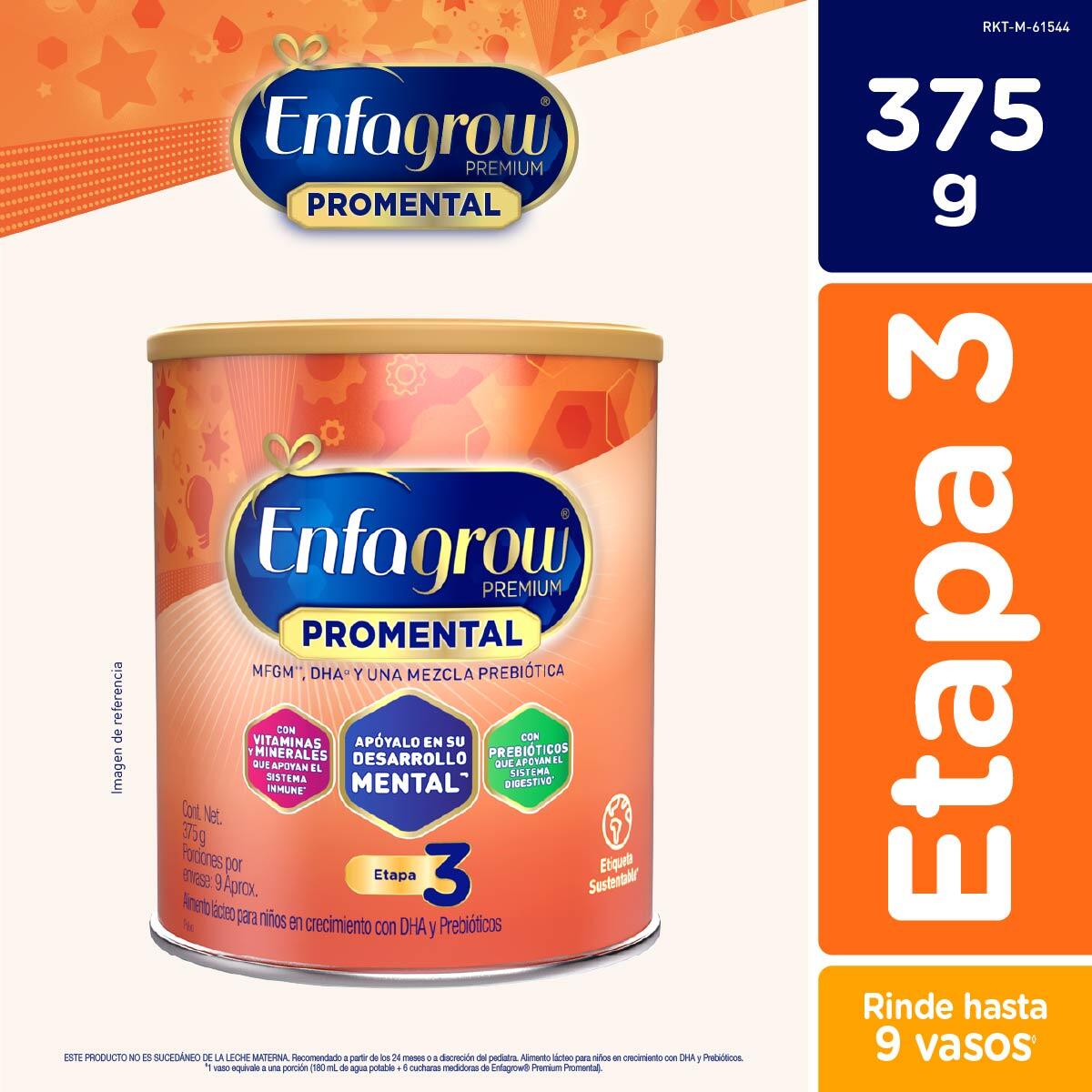 Alimento Lacteo Enfagrow Premium Promental Etapa 3 X 375 Gr