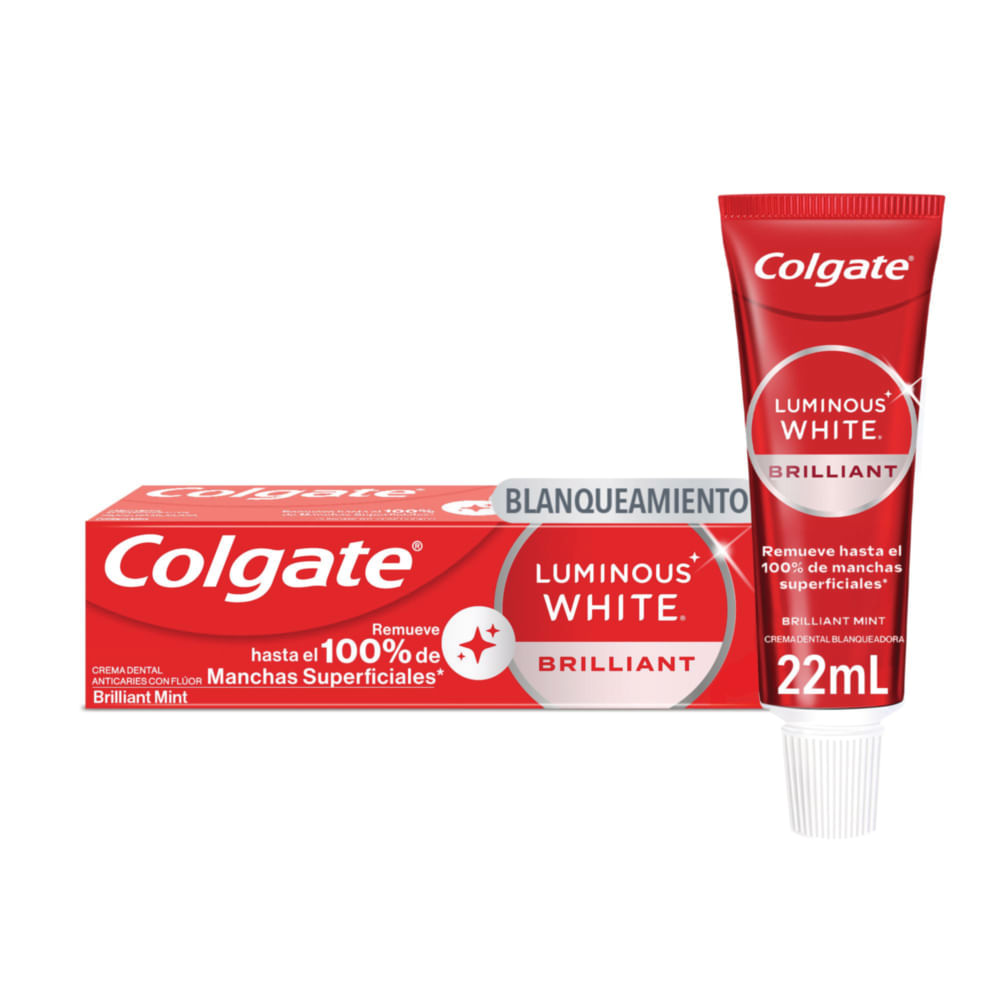 Crema Dental Colgate Luminous White Brilliant X 22 Ml