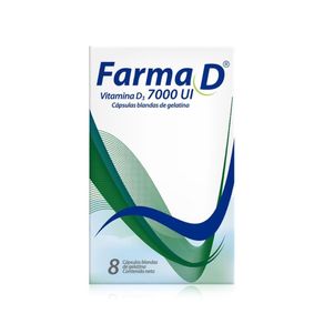 Farma D Vitamina D3 7.000 Ui X 8 Cap
