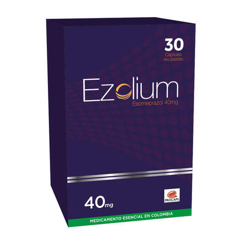 Ezolium Esomeprazol 40 Mg X 30 Cap