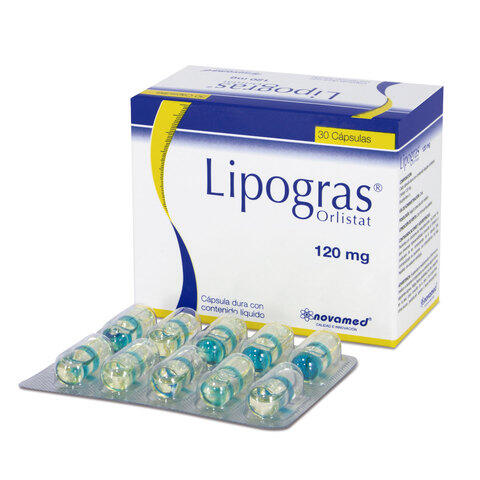 Lipogras Orlistat 120 Mg X 30 Cap