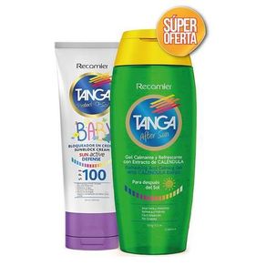 Protector Solar Tanga Baby Spf 100 Crema Frasco X 120 Ml Gratis After Sun Gel Frasco X 150 Ml
