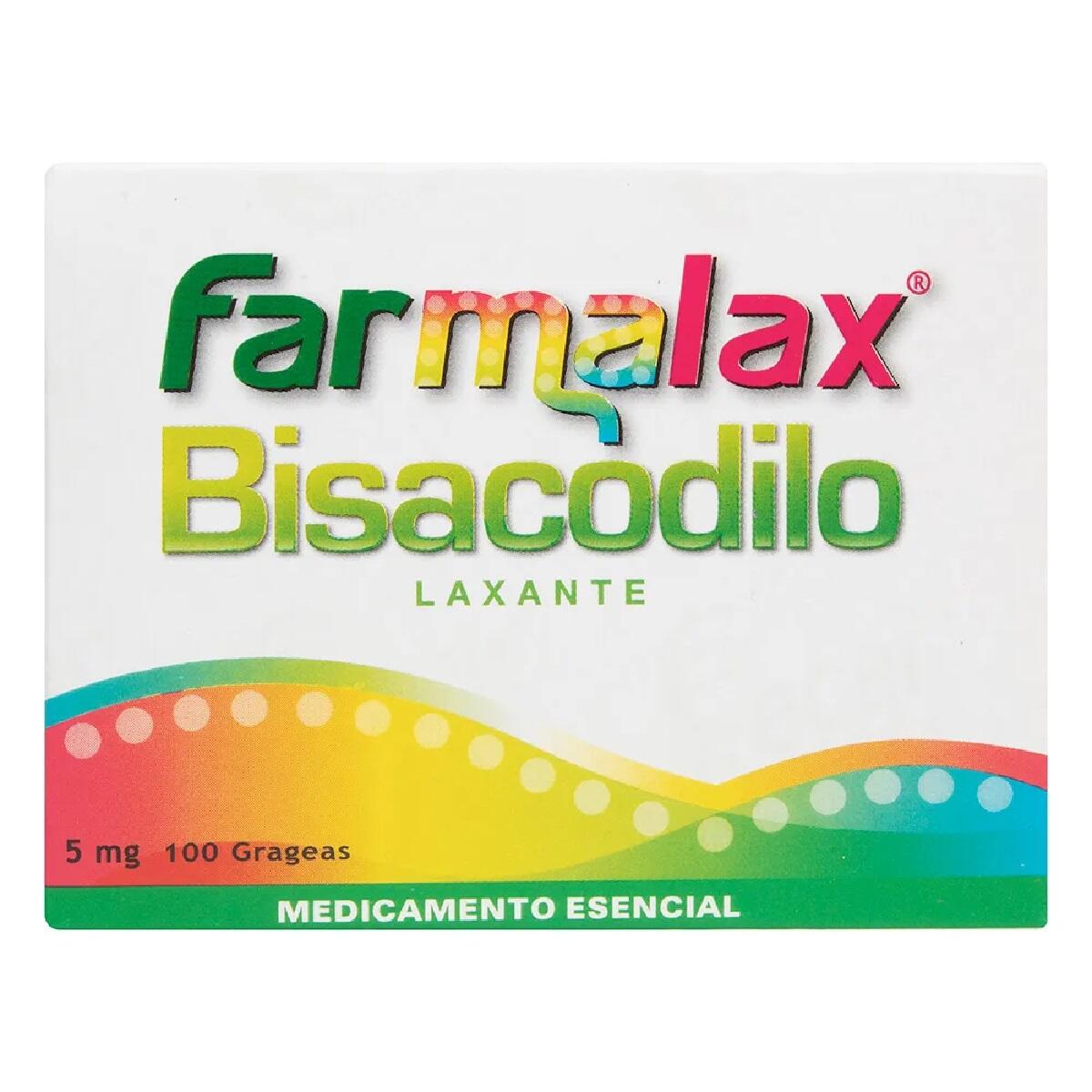 Farmalax Bisacodilo 5 Mg X 10 Grageas