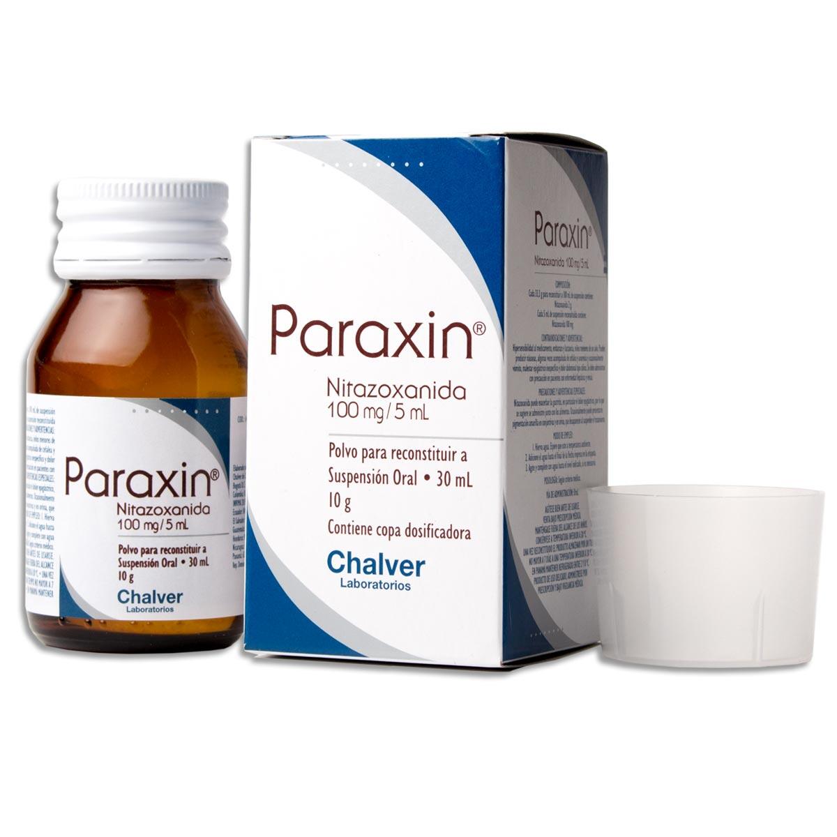 Paraxin Nitazoxanida Suspension 100 Mg/ 5 Ml X 30 Ml