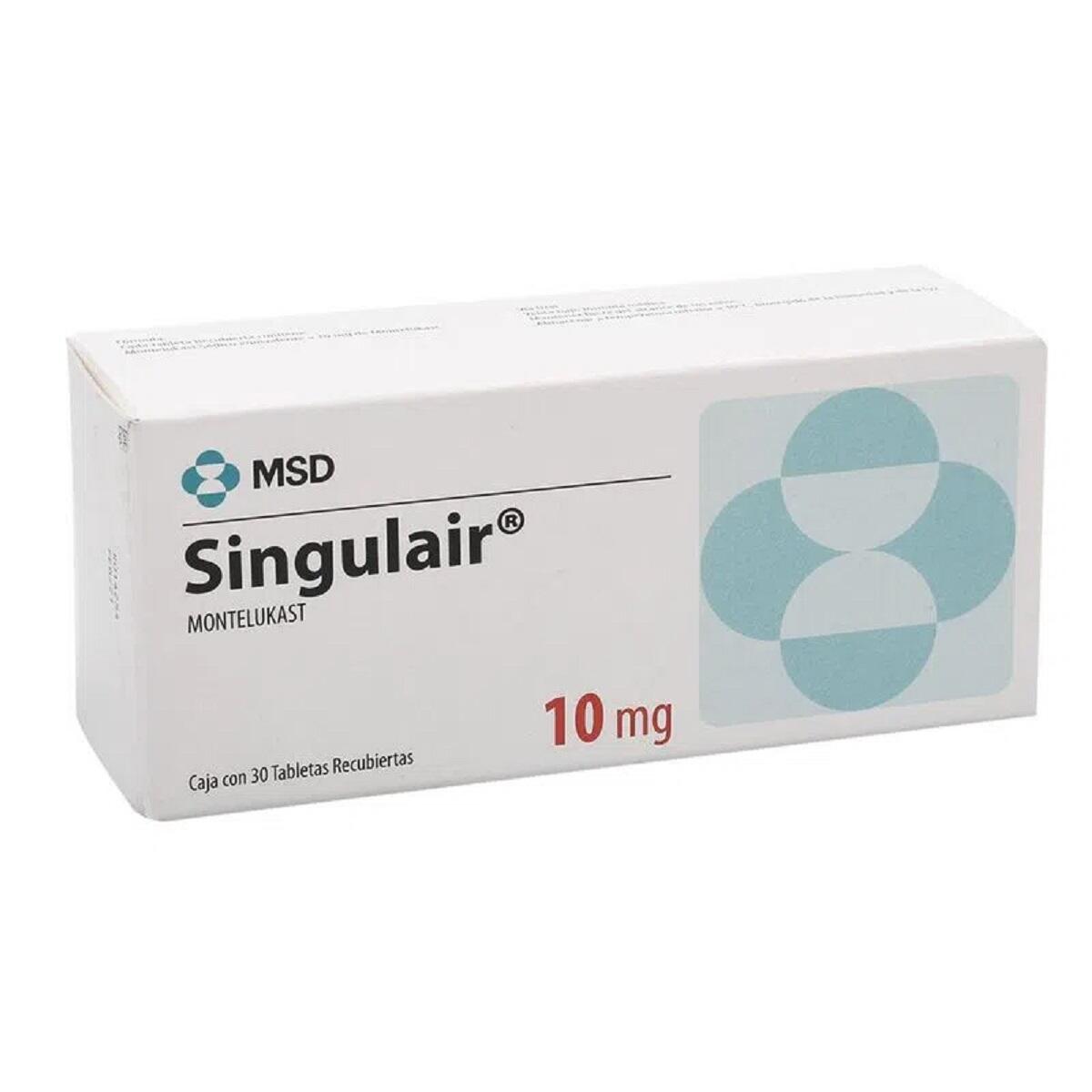 Singulair Montelukast 10 Mg X 30 Tabl