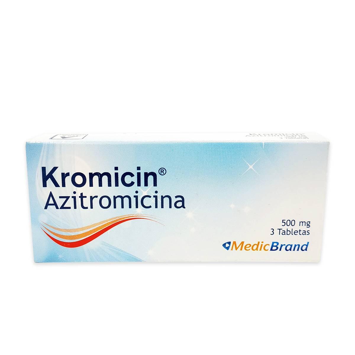 Kromicin Azitromicina 500 Mg X 3 Tabl