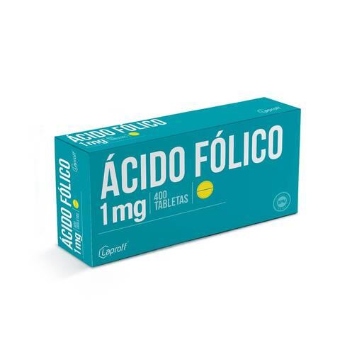 Acido Folico 1 Mg X 400 Tabl