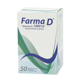 Farma D Vitamina D3 1.000 Ui X 50 Cap