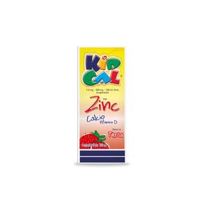 Kidcal Fresa Calcio/vitamina D3/zinc Suspension X 180 Ml