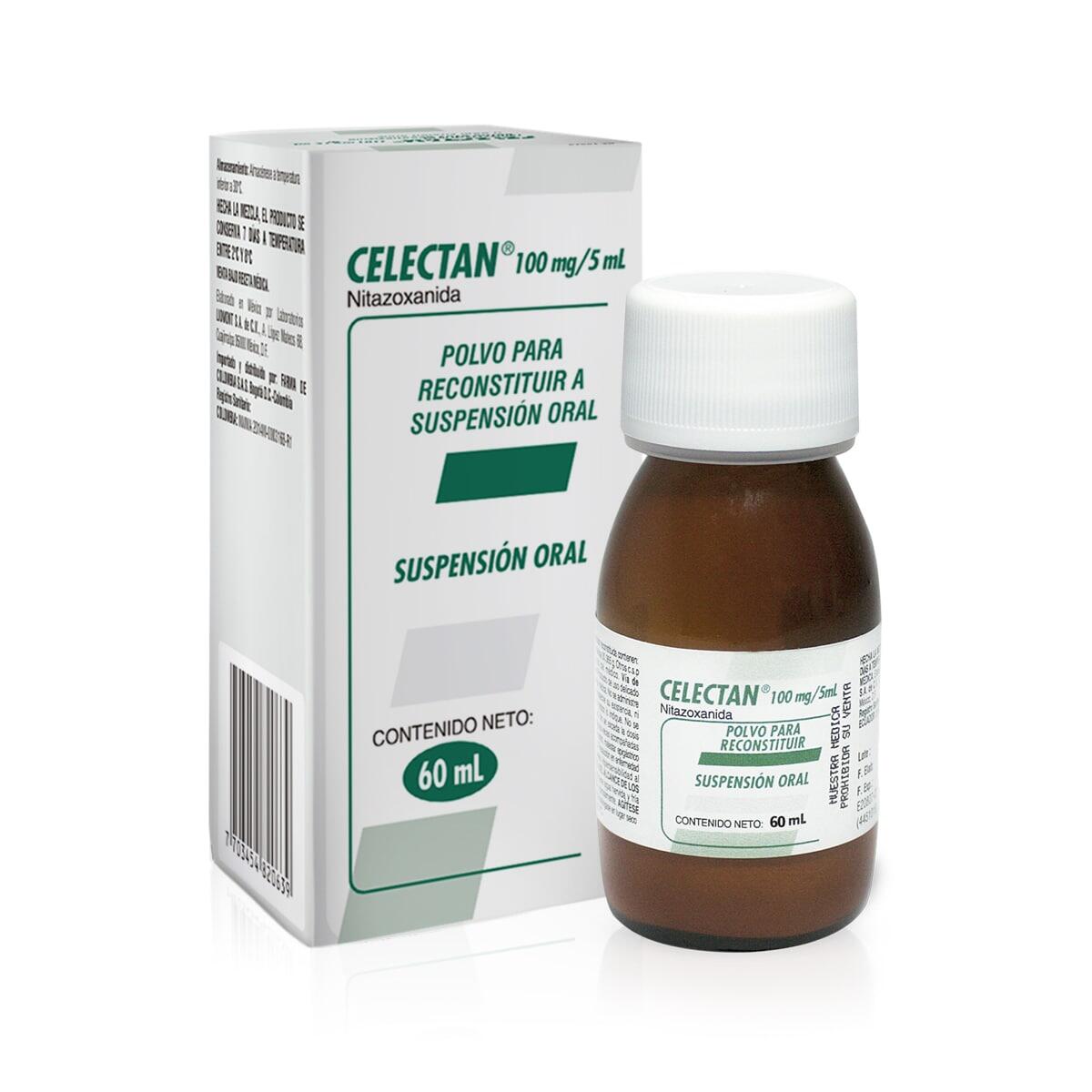 Celectan Nitazoxanida 100 Mg Suspension X 60 Ml