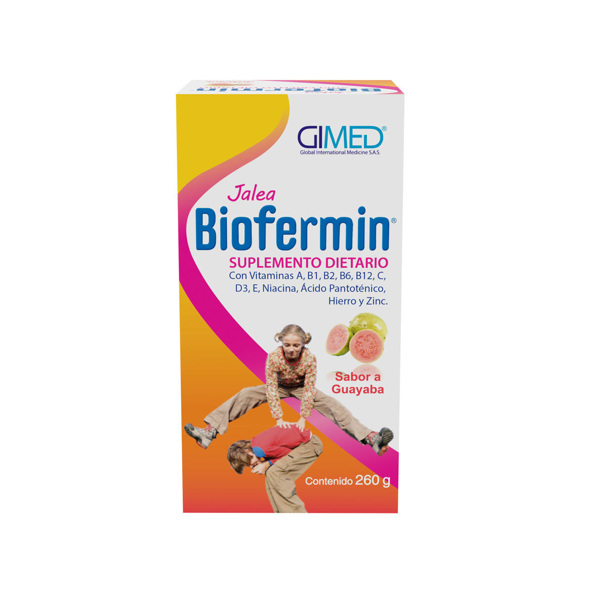 Biofermin Multivitaminicos Con Minerales Y Hierro Jalea X 260 Gr
