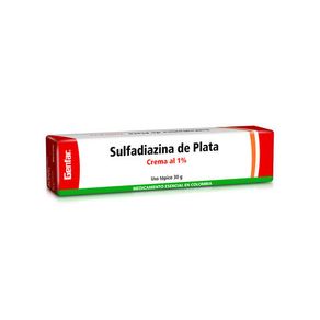 Sulfadiazina De Plata Crema 1% X 30 Gr