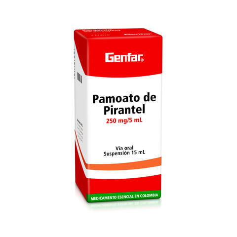 Pamoato Pirantel Suspension X 15 Ml