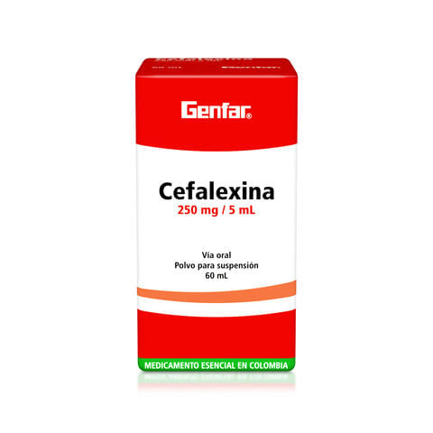 Cefalexina 250 Mg/5 Ml X 60 Ml