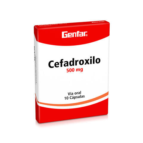 Cefadroxilo 500 Mg X 10 Cap