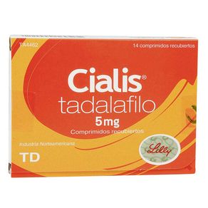 Cialis Tadalafilo 5 Mg X 14 Comp