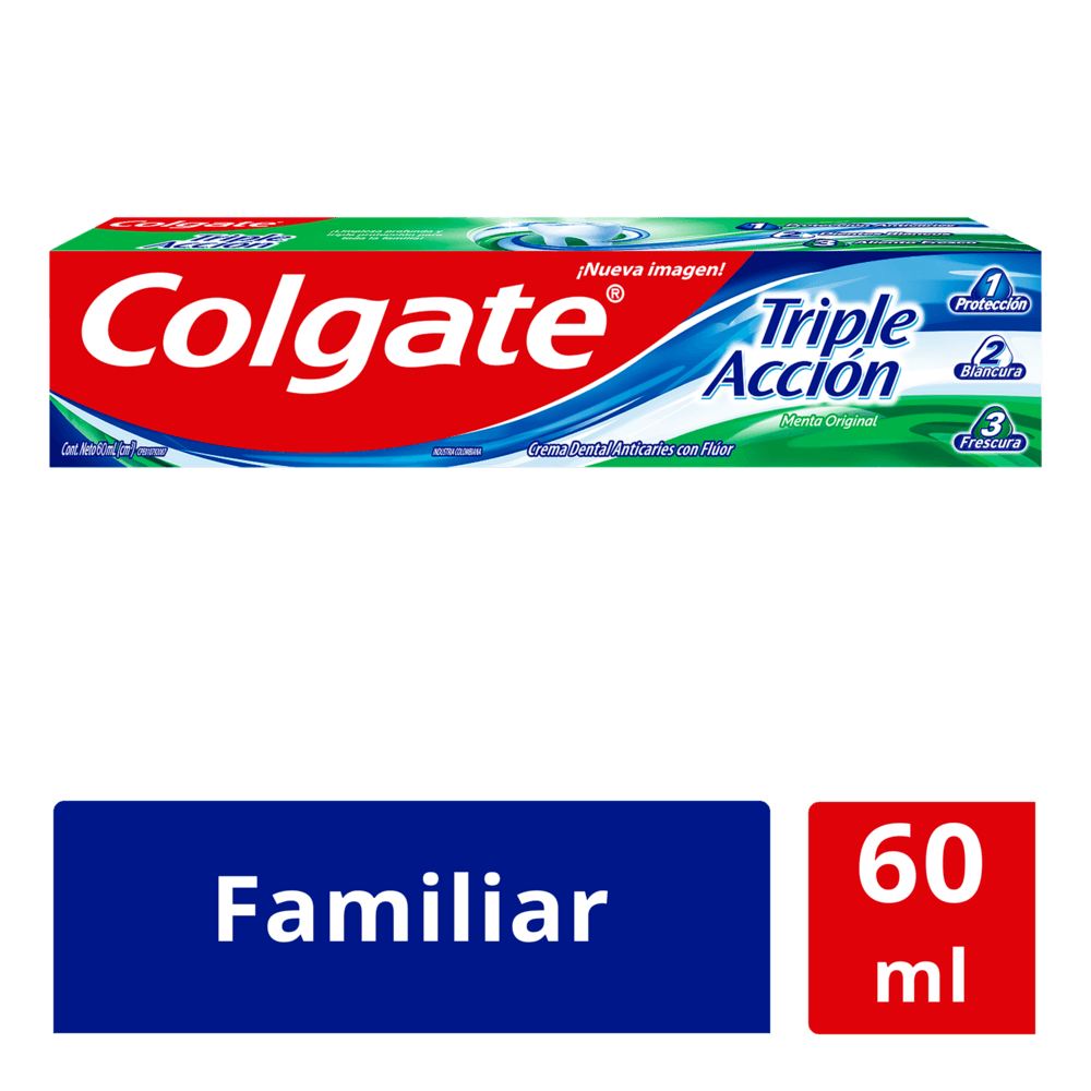 Crema Dental Colgate Triple Accion X 60 Ml