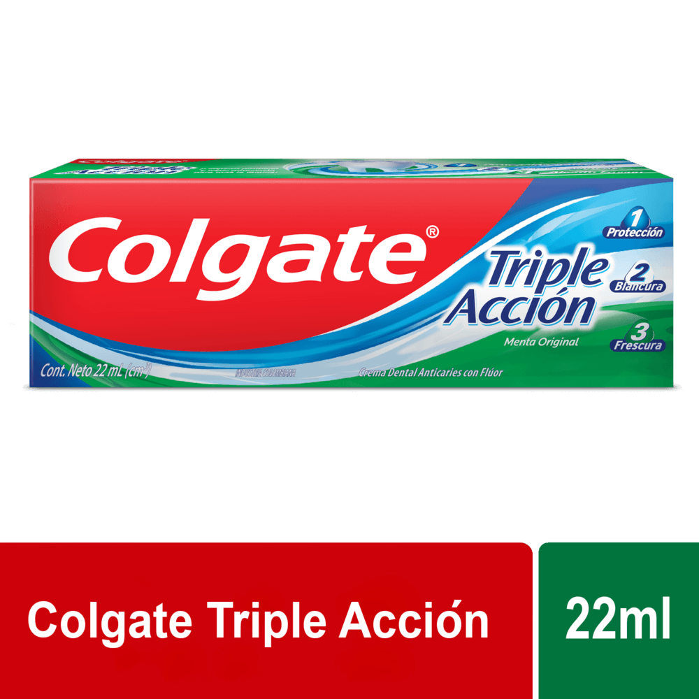 Crema Dental Colgate Triple Accion X 22 Ml