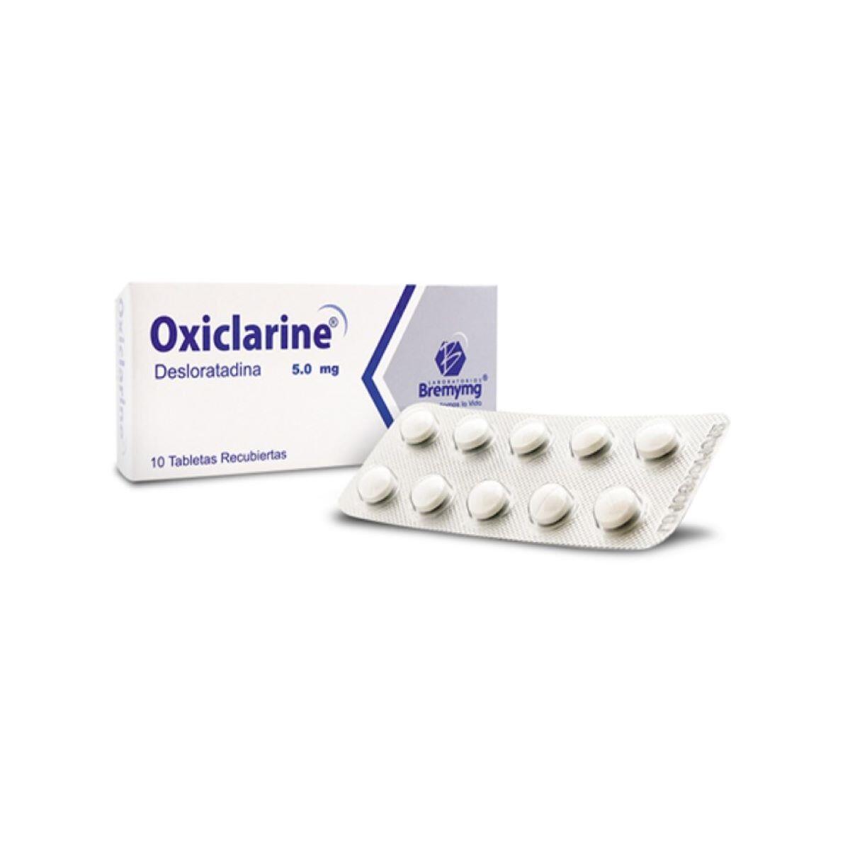 Oxiclarine Desloratadina 5 Mg X 10 Tabl