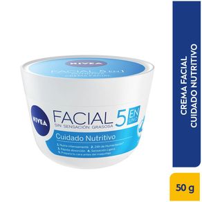 Crema Facial Nivea Cuidado Nutritivo X 50 Ml