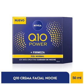 Crema Nivea Visage Q10 Plus Antiarrugas Noche X 50 Ml
