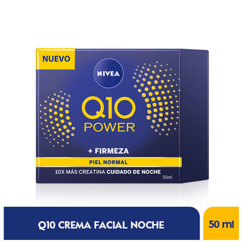 Crema Nivea Visage Q10 Plus Antiarrugas Noche X 50 Ml