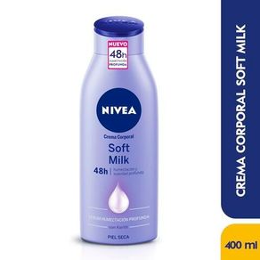 Crema Nivea Soft Milk Piel Seca X 400 Ml