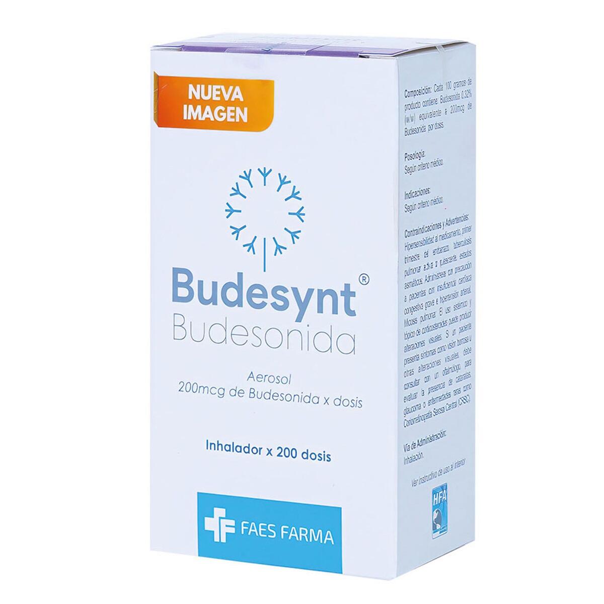 Budesynt Budesonida 200 Mcg Inhalador X 200 Dosis