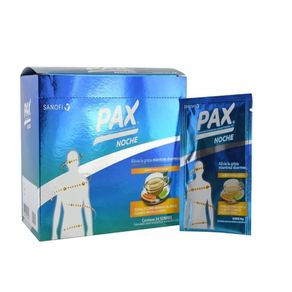 Pax Noche Panela Acetaminofen Fenilefrina/clorfeniramina X 24 Sobres
