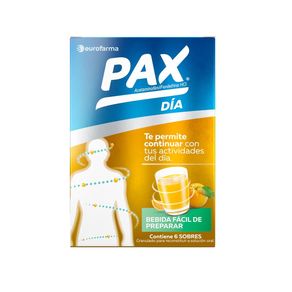 Pax Dia Naranja Acetaminofen/fenilefrina X 6 Sobres