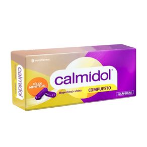 Calmidol Compuesto Ibuprofeno/cafeina 200/30 Mg X 6 Cap