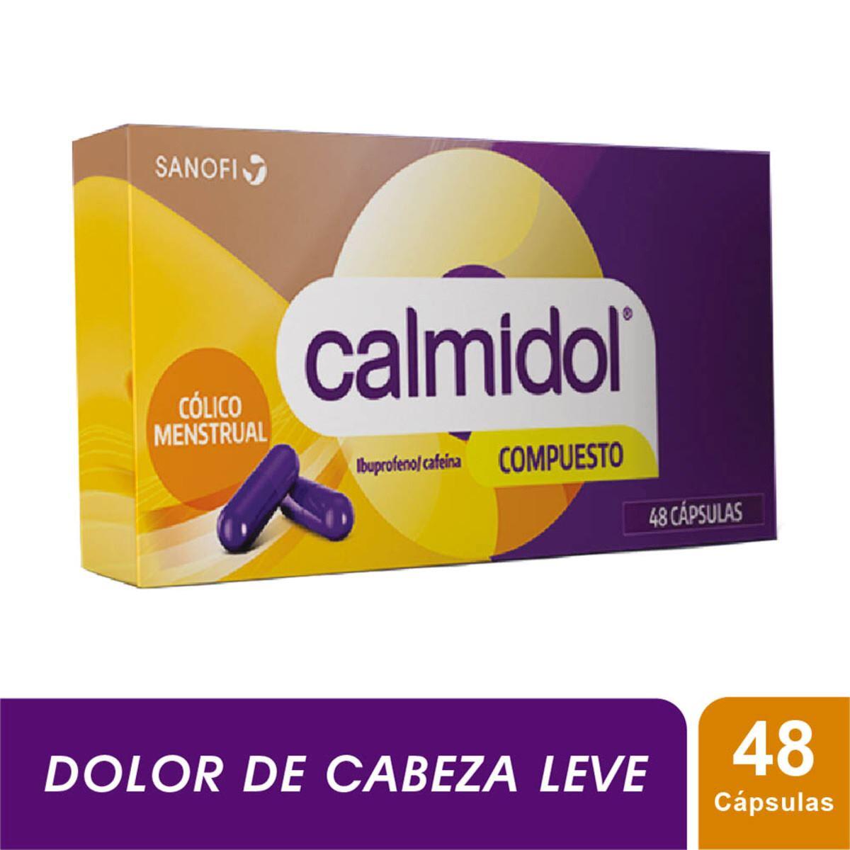 Calmidol Compuesto Ibuprofeno/cafeina 200/30 Mg  X 48 Cap