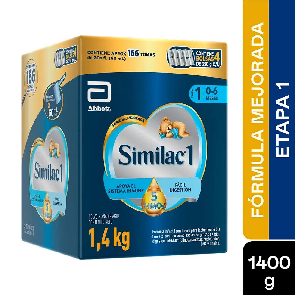 Formula Infantil Similac 1 X 1400 Gr