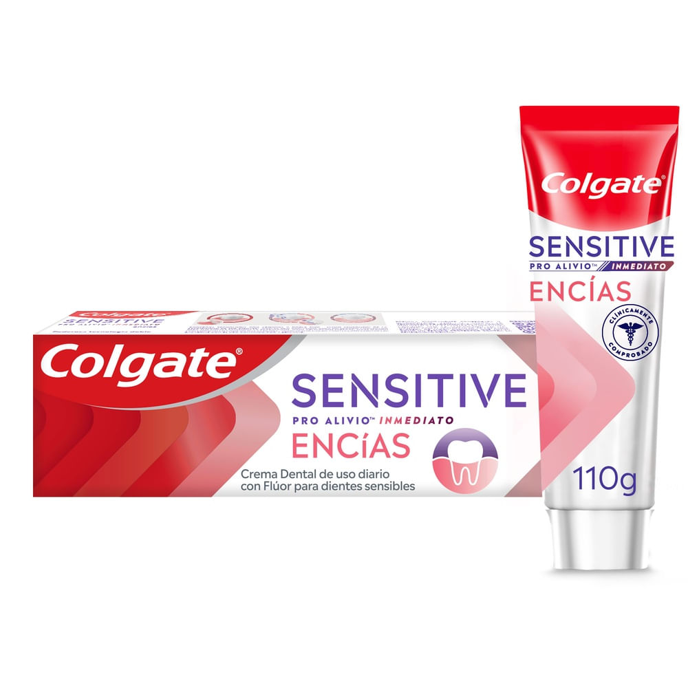 Crema Dental Colgate Sensitive Pro-alivio Inmediato Encias X 110 Gr