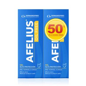 Protector Solar Afelius Oil Free X 60 Gr 2 Und Oferta Ahorre 50% En La Segunda Unidad