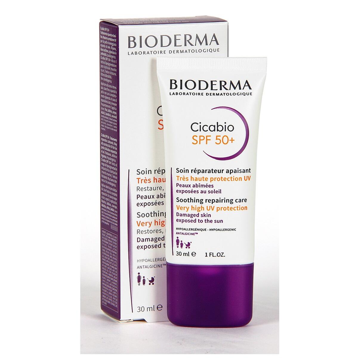 Protector Solar Cicabio Bioderma Spf 50 + X 30 Ml