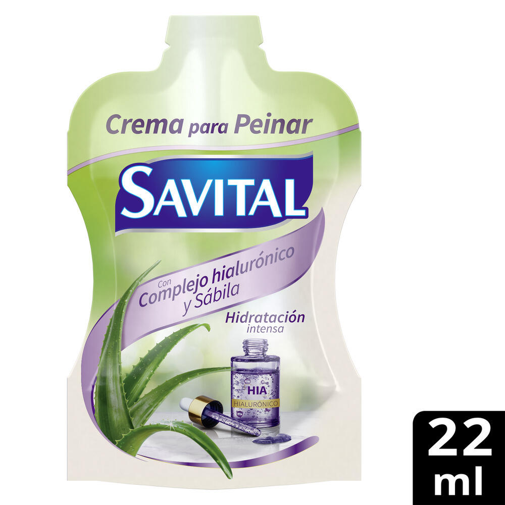 Crema Peinar Savital Hialuronico X 20 Sobres X 22 Ml Cu