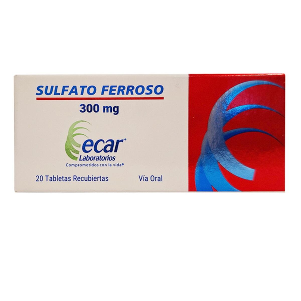 Sulfato Ferroso 300 Mg X 20 Tab
