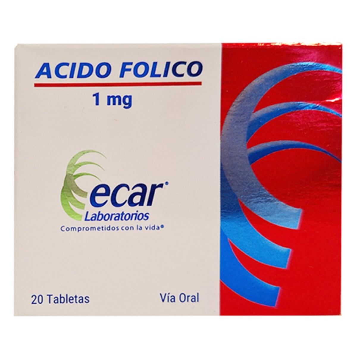 Acido Folico 1 Mg X 20 Tab