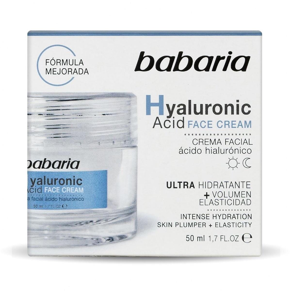 Crema Facial Babaria Acido Hialuronico X 50 Ml