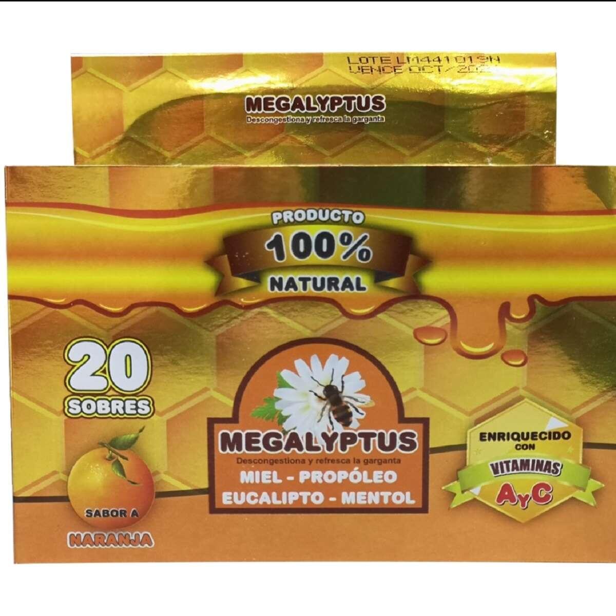 Megalyptus Pastillas Naranja X 20 Sobres
