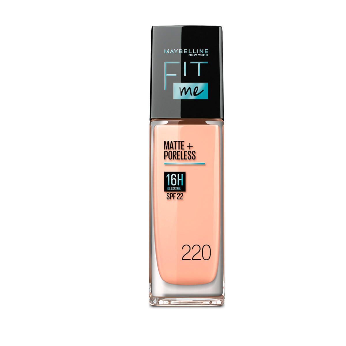 Base Maquillaje Maybelline Fit Me Matte + Poreless Beige 220 Natural X 30 Ml