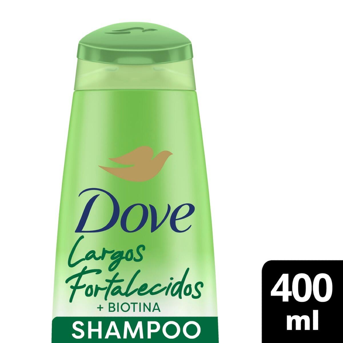 Shampoo Dove Largos Fortalecidos + Biotina X 400 Ml