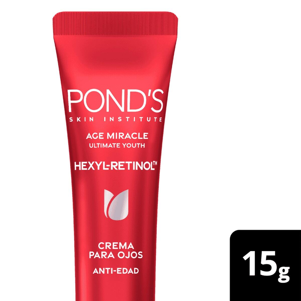 Crema Para Ojos Ponds Hexyl-retinol Anti-edad X 15 Ml