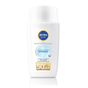 Protector Solar Nivea Sun Facial Fluido Diario Invisible Spf 50+ X 40  Ml