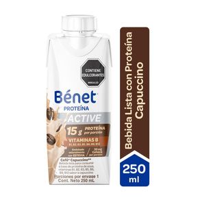 Benet Proteina Active Capuccino X 250 Ml
