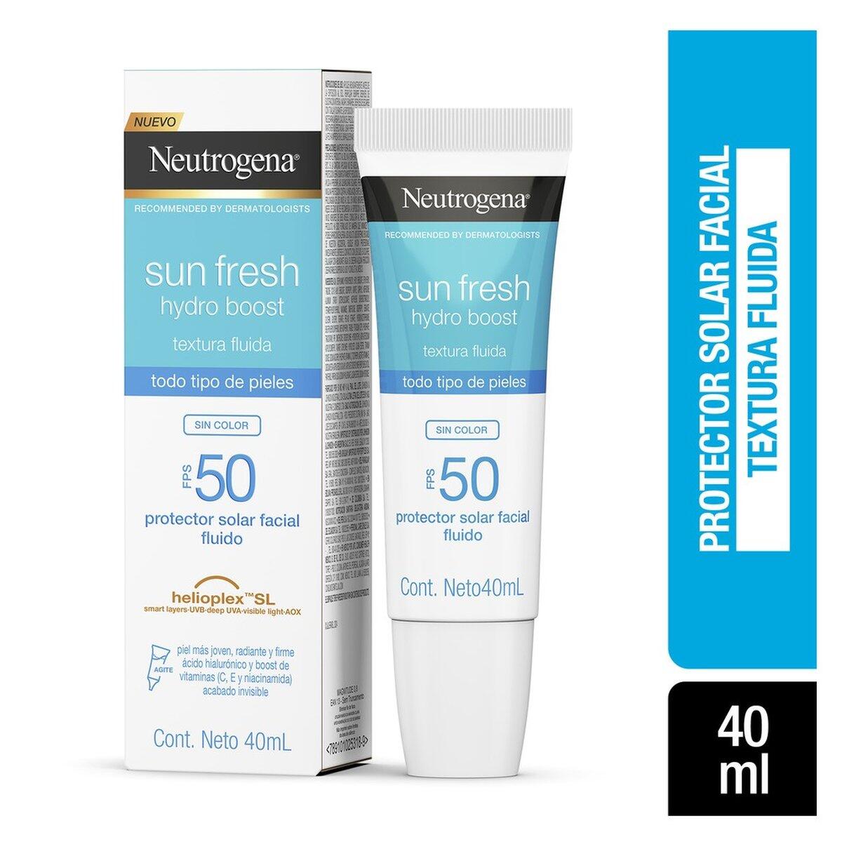 Protector Solar Facial Neutrogena Sun Fresh Fps 50 X 40 Ml