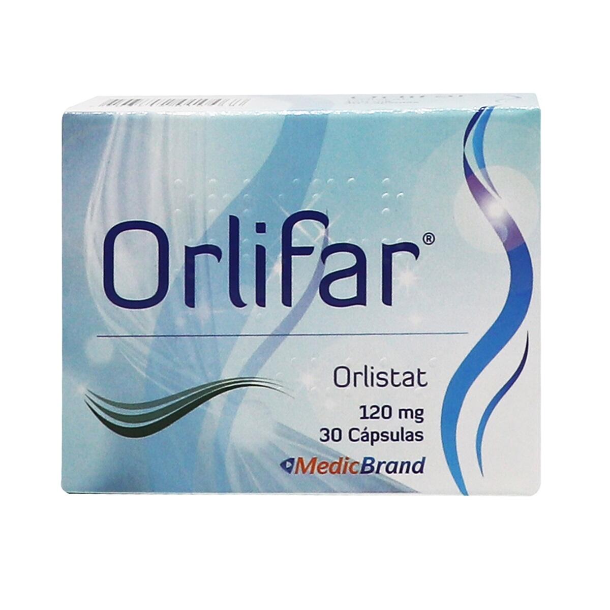 Orlifar Orlistat 120 Mg X 30 Capsulas
