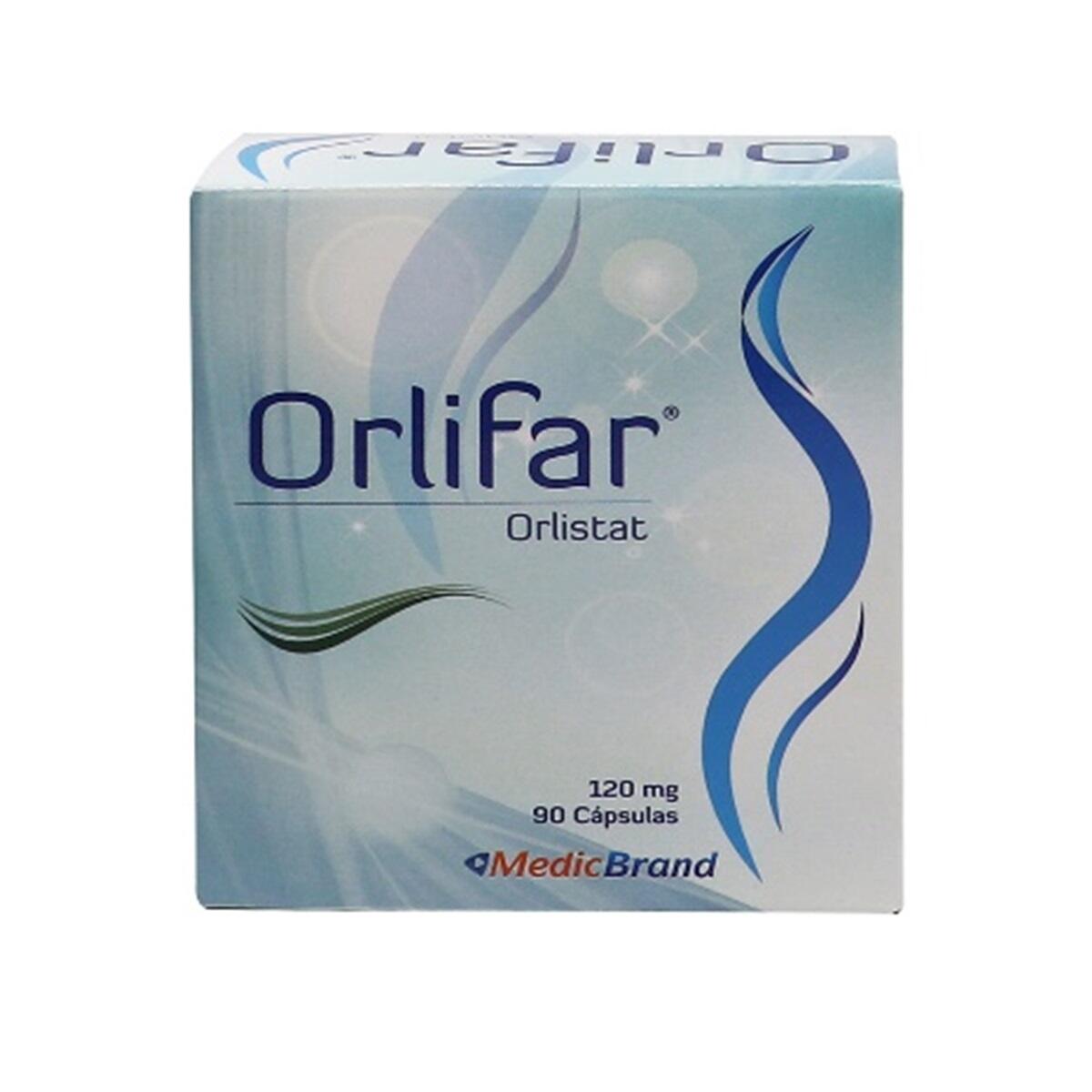 Orlifar Orlistat 120 Mg X 90 Capsulas
