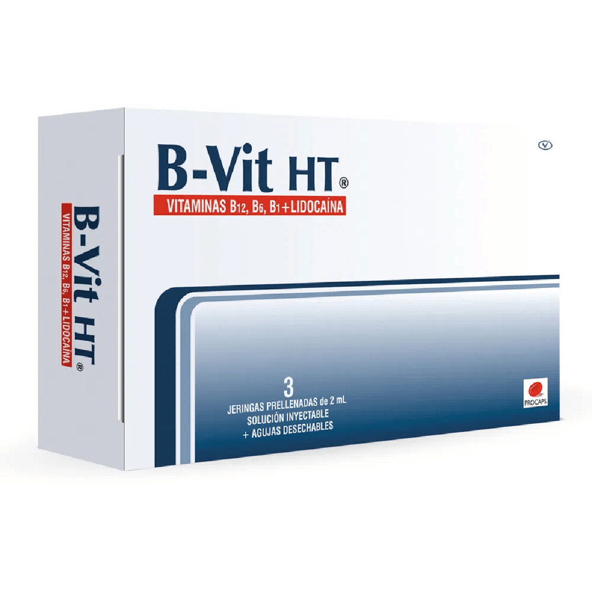 B-vit Ht Vitamina B1/vitamina B6/vitamina B12/ Lidocaina 2 Ml X 3 Und